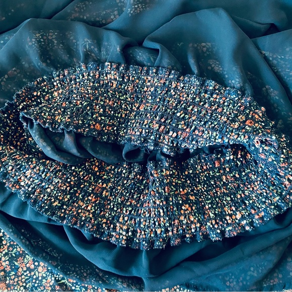 Flirty Floral Dress, Navy with Pink, Women's Size 2 (XS) J. Crew Mercantile - Picture 12 of 12